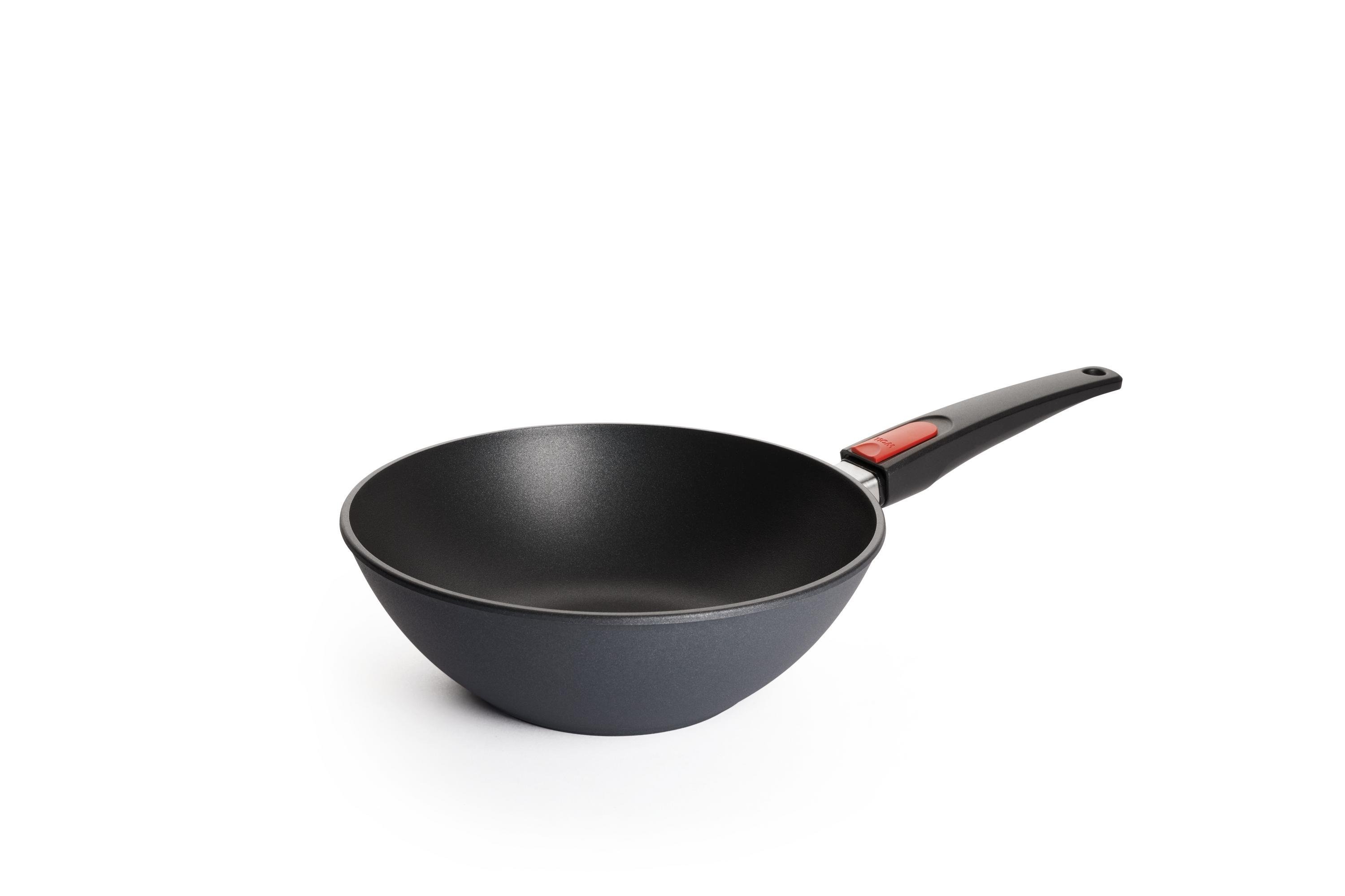 Diamond Lite Guss-Wok- und Rührpfanne | Stiel - Abnehmbar | Ceran, Gas, Elektro, Halogen | 26cm