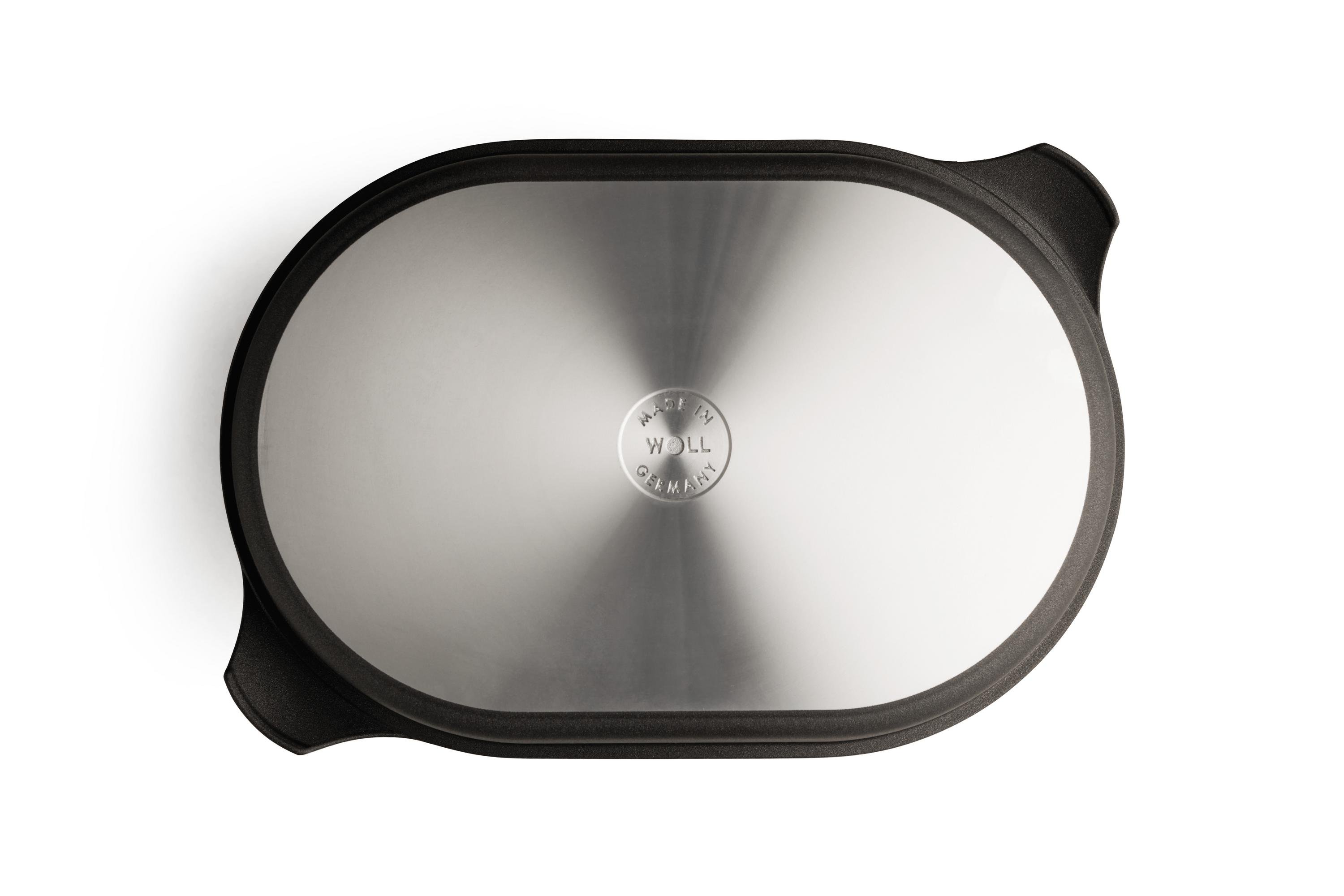 Titan Best Gussbräter Draufsicht | Mit Gussdeckel | Ceran, Gas, Elektro, Halogen | 40x27cm