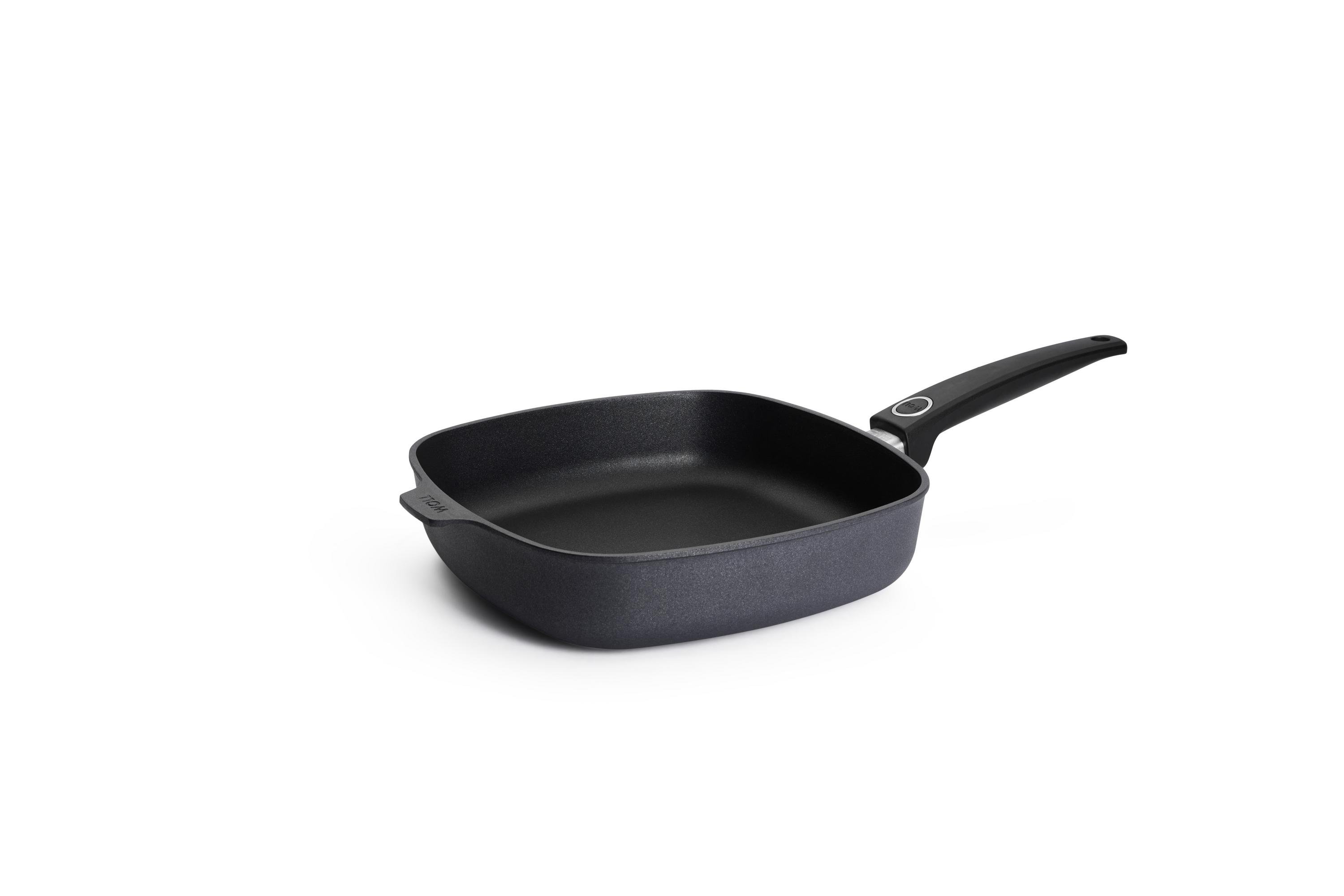 Diamond Lite Gusspfanne, viereckig | 26x26cm | Stiel - Fest | Ceran, Gas, Elektro, Halogen