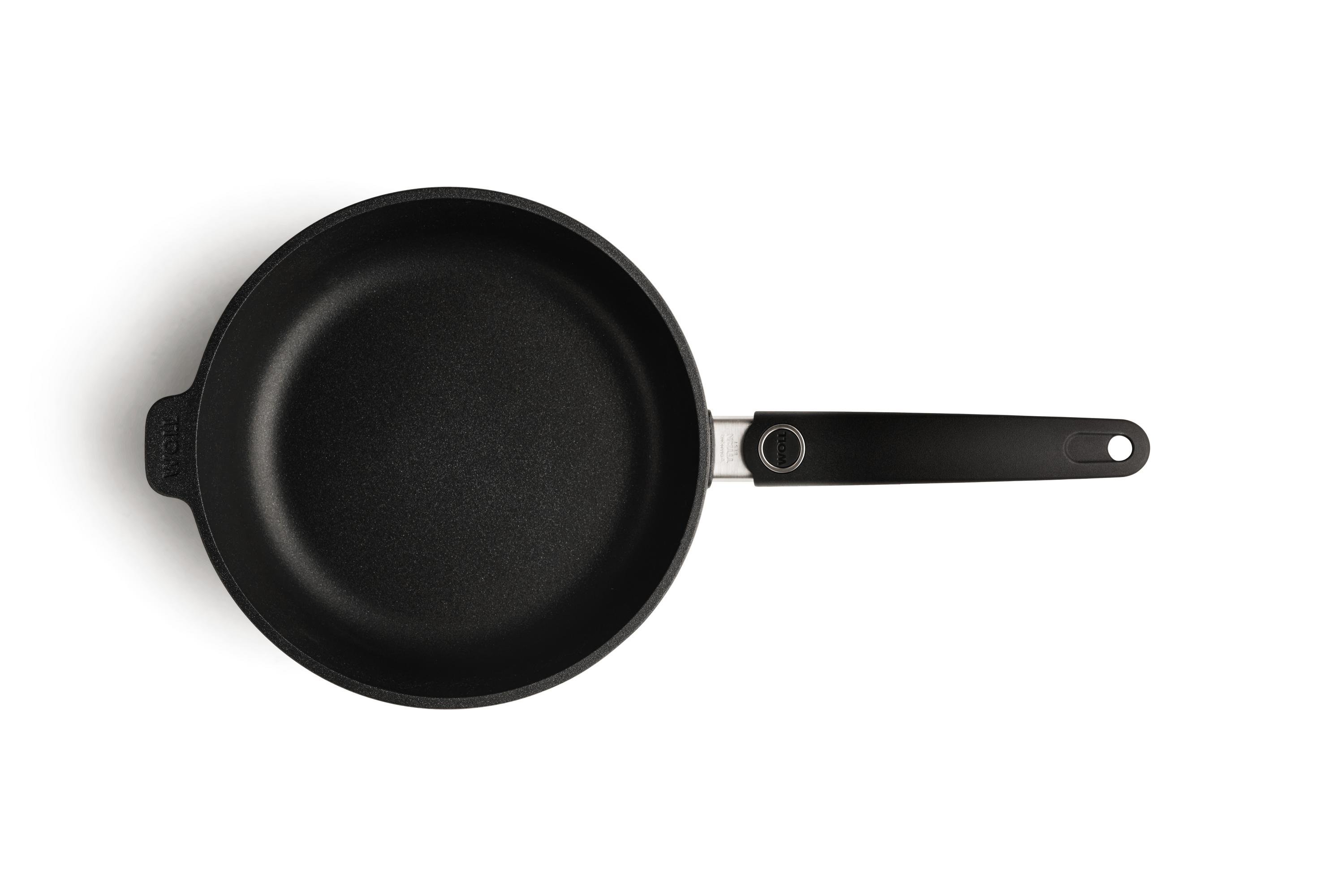 Titan Best Guss-Hochrandpfanne Titan Best Guss-Hochrandpfanne Draufsicht | Stiel - Fest | 24cm | Ceran, Gas, Elektro, Halogen