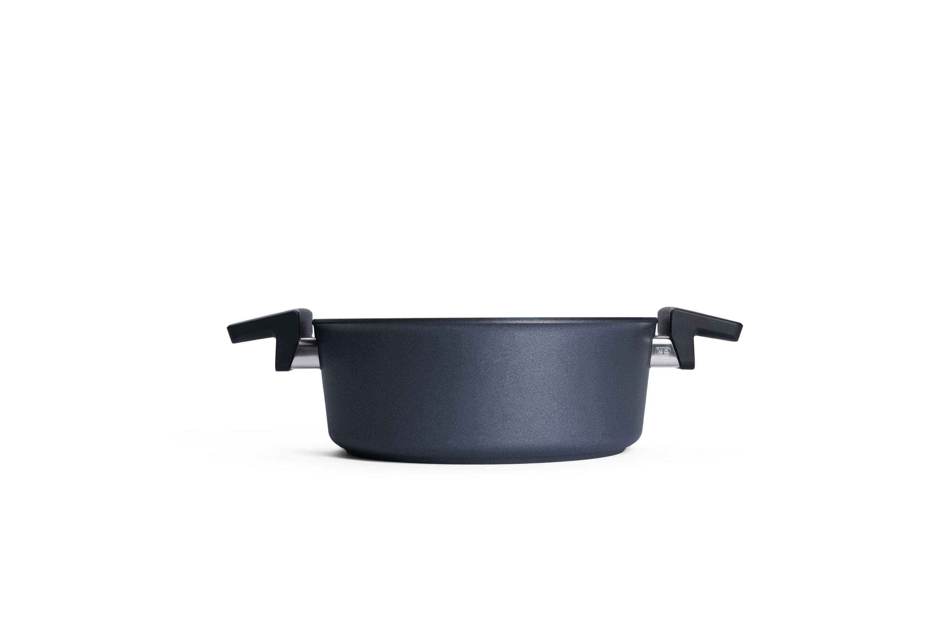 Diamond Lite Guss-Kasserolle Seitenansicht | 24cm | Ceran, Gas, Elektro, Halogen