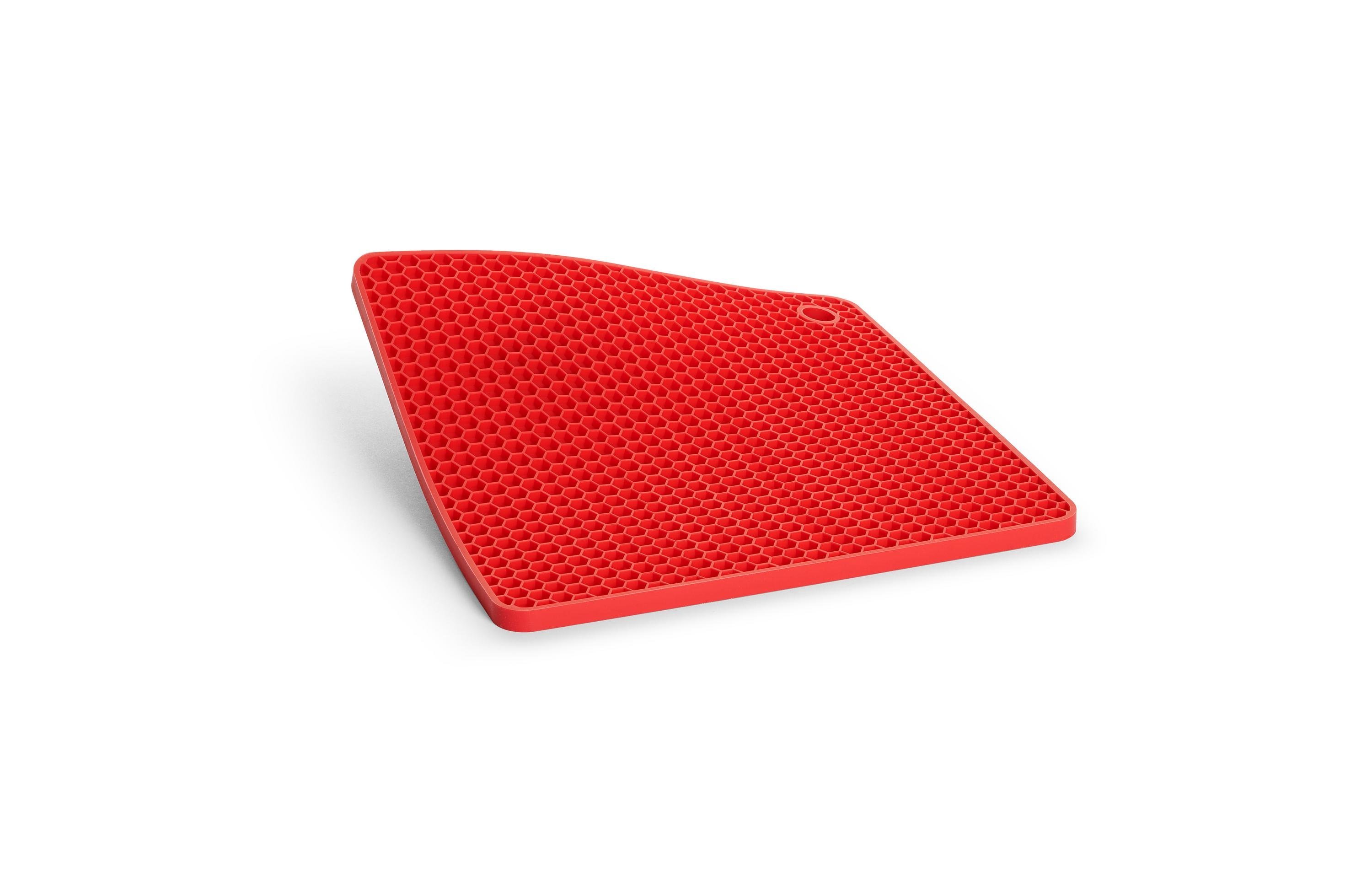 Silikon-Untersetzer mit Wabenstruktur viereckig