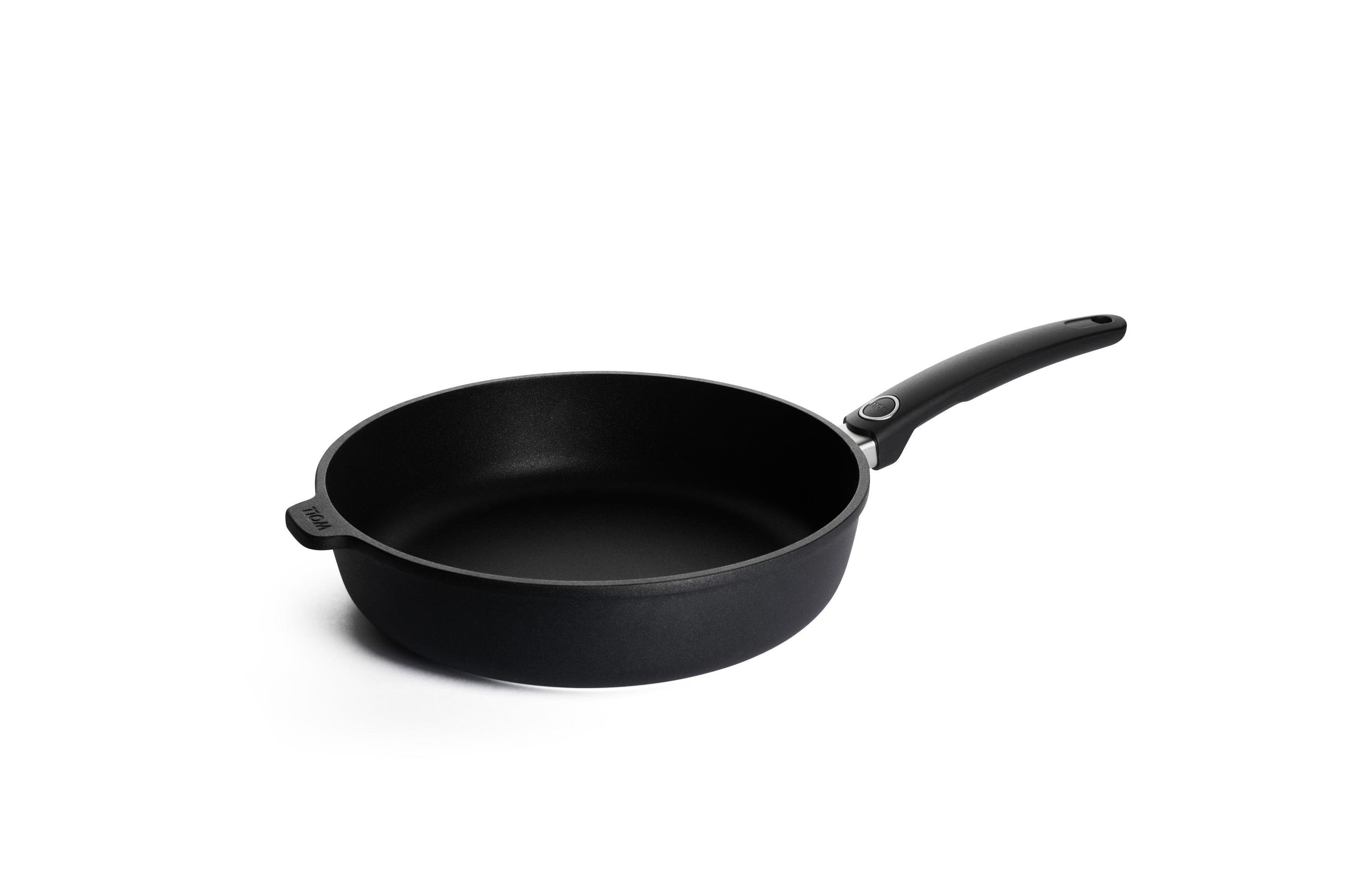 Titan Best Guss-Hochrandpfanne | Stiel - Fest | Ceran, Gas, Elektro, Halogen | 28cm