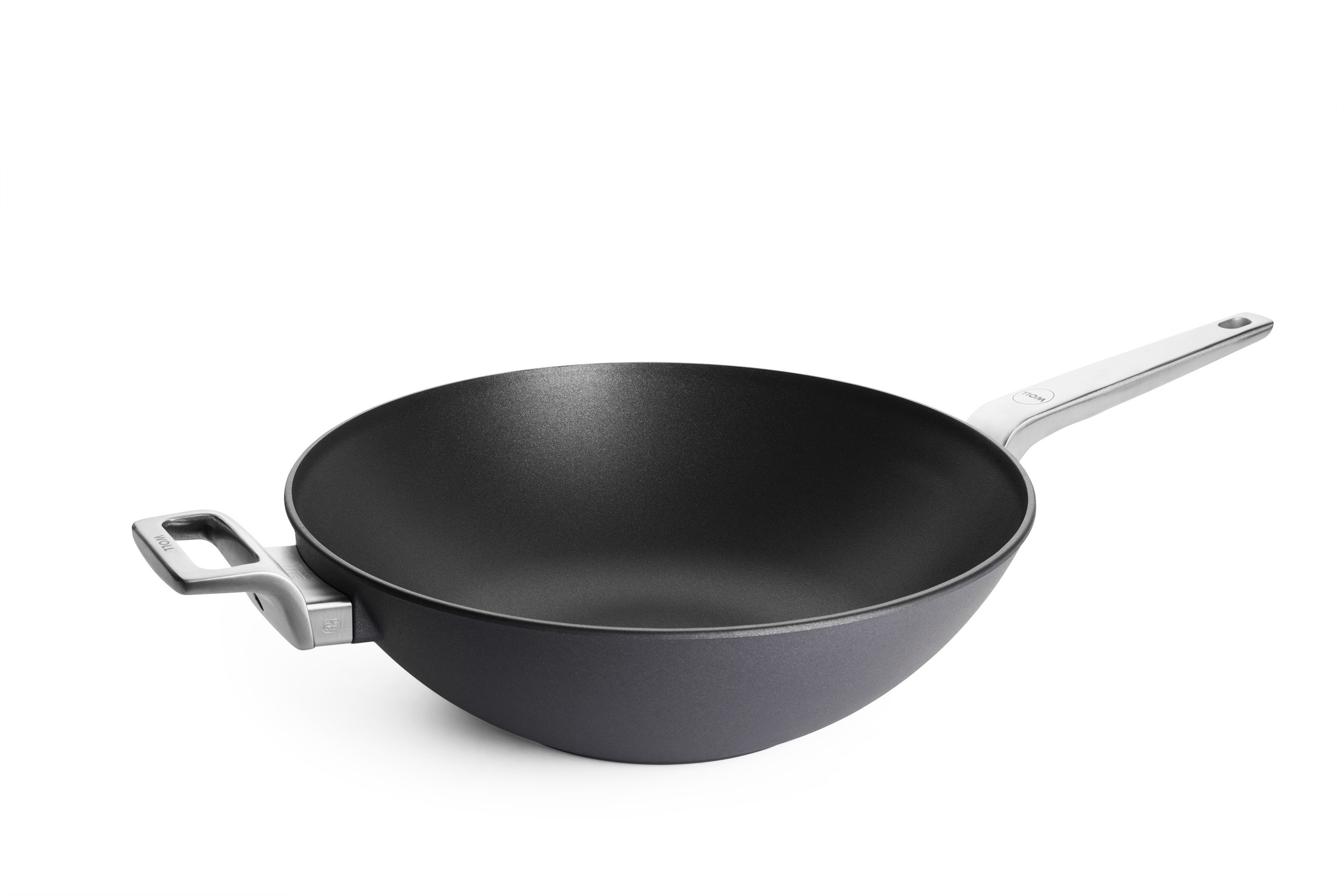 21034DLPI_3_quarter Diamond Lite Pro Guss-Wok- und Rührpfanne | Alle Herdarten inkl. Induktion | 34cm