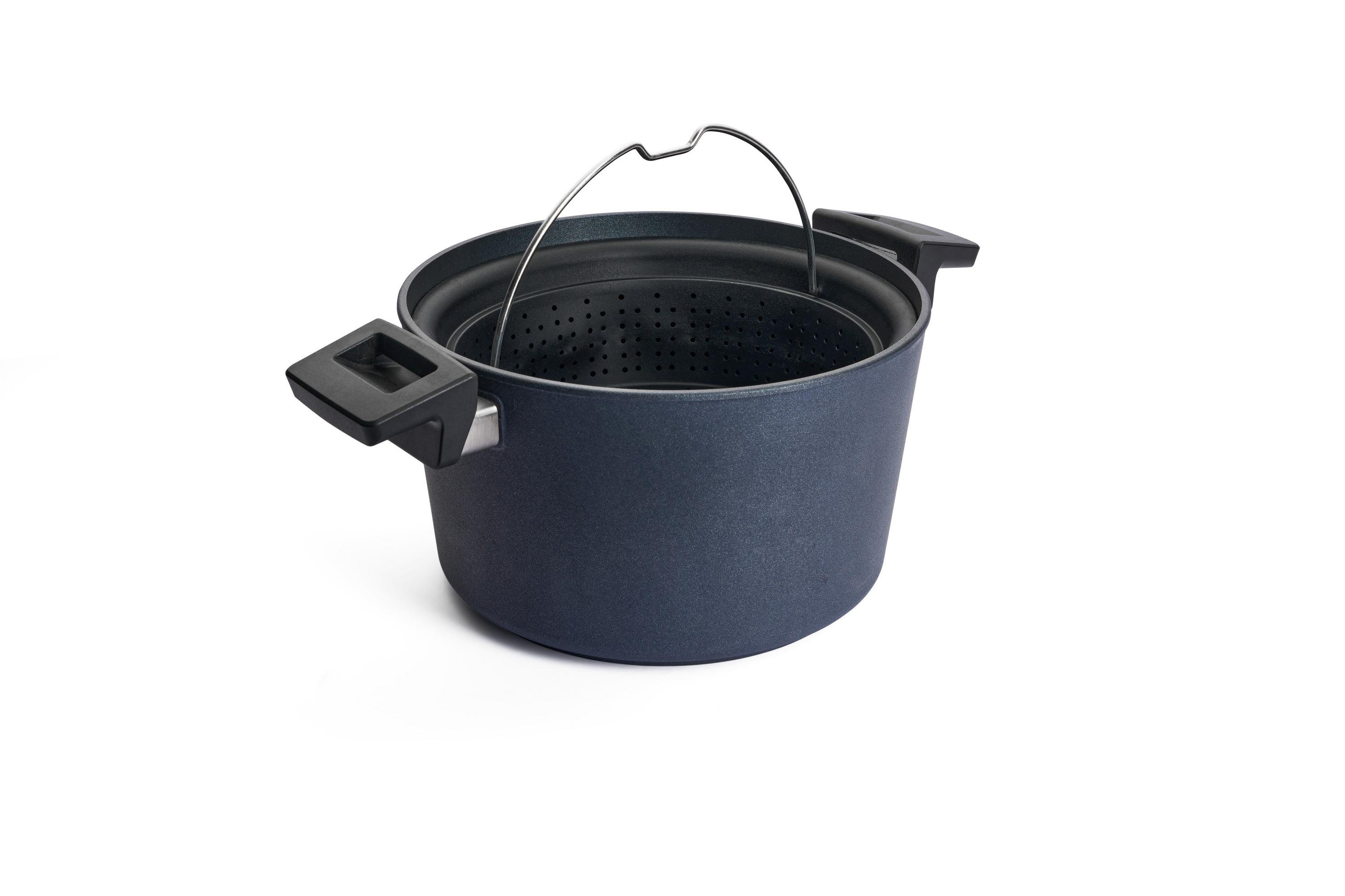 124-1DAL_124-1DALI_3Quarter Diamond Active Lite Guss-Topf mit Siebeinsatz