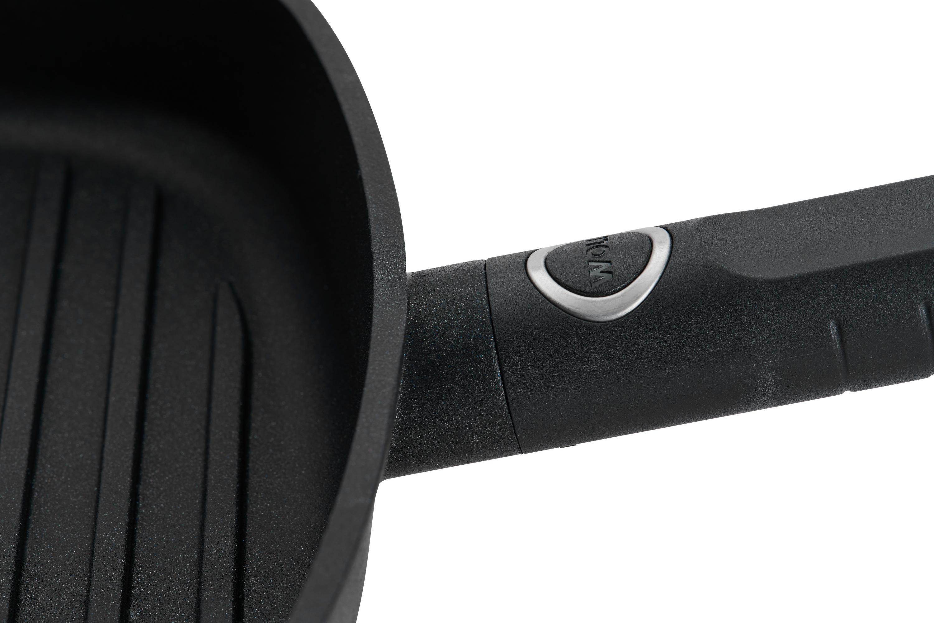 Logic XR Guss-Steakpfanne, viereckig, mit Rillen Detailansicht | Stiel - Fest | Alle Herdarten inkl. Induktion | 28x28cm