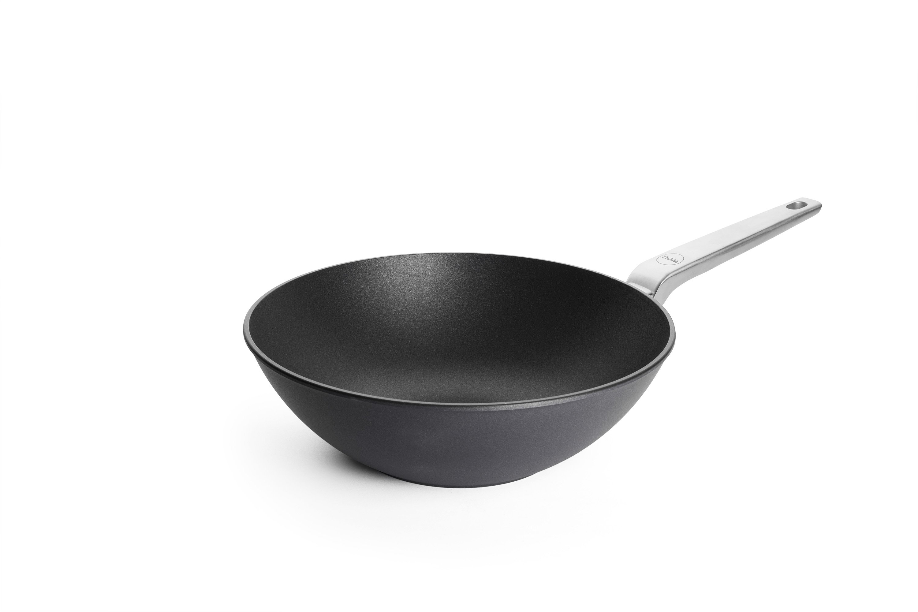 21030DLPI_3_quarter Diamond Lite Pro Guss-Wok- und Rührpfanne | Alle Herdarten inkl. Induktion | 30cm