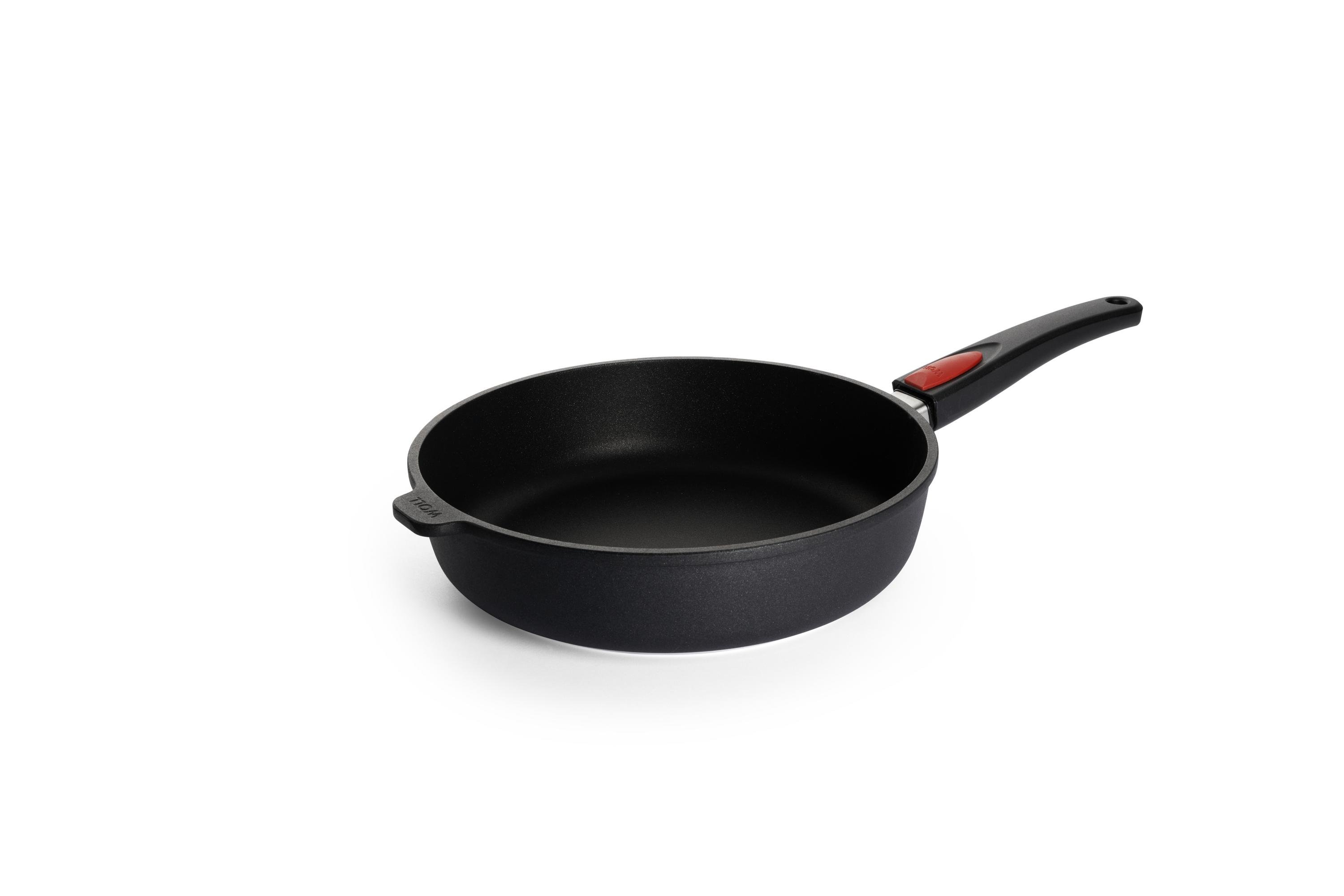 Titan Best Guss-Hochrandpfanne | Stiel - Abnehmbar | Ceran, Gas, Elektro, Halogen | 28cm