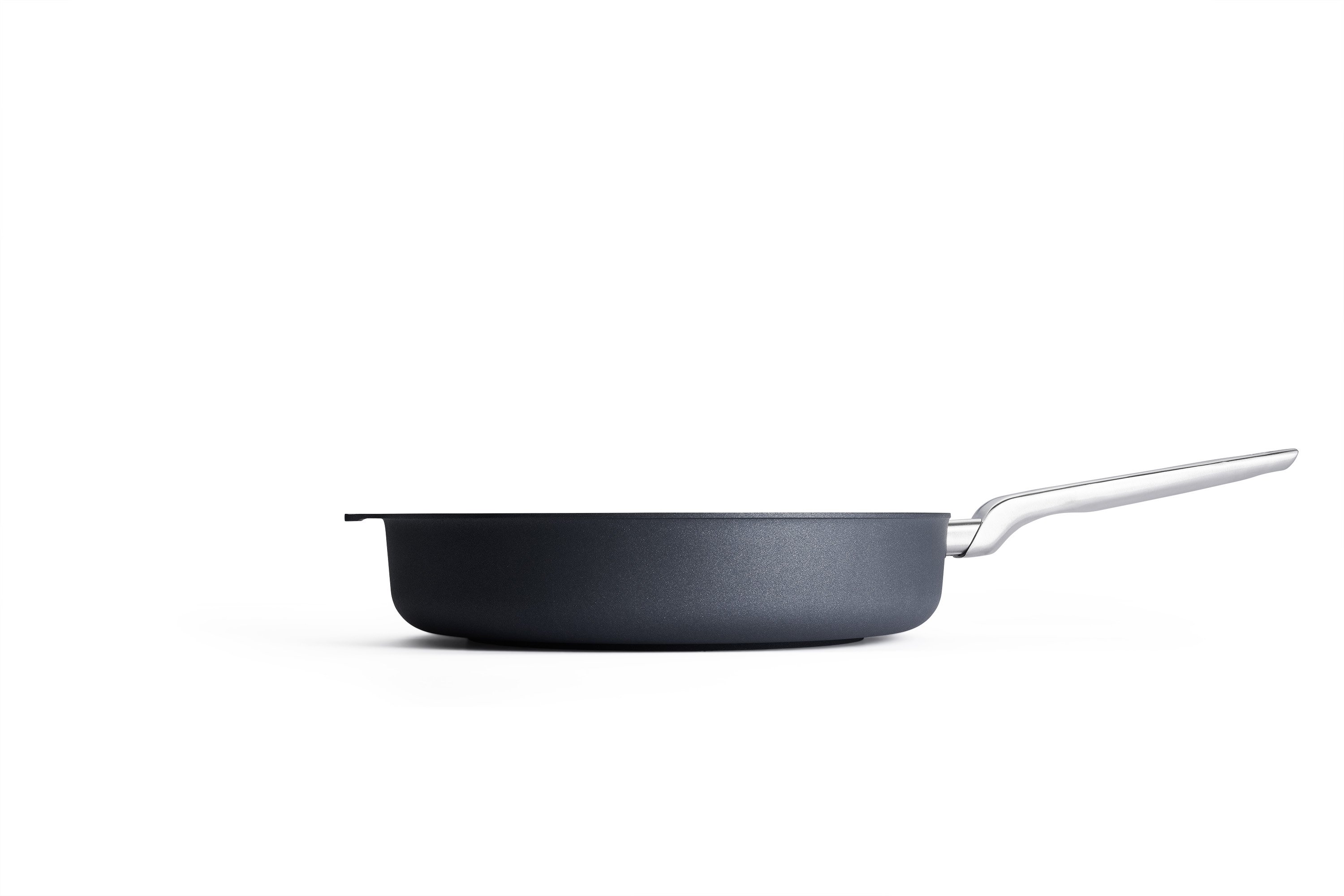 2732DLPI_Profil Diamond Lite Pro Guss-Hochrandpfanne Seitenansicht | Alle Herdarten inkl. Induktion | 32cm