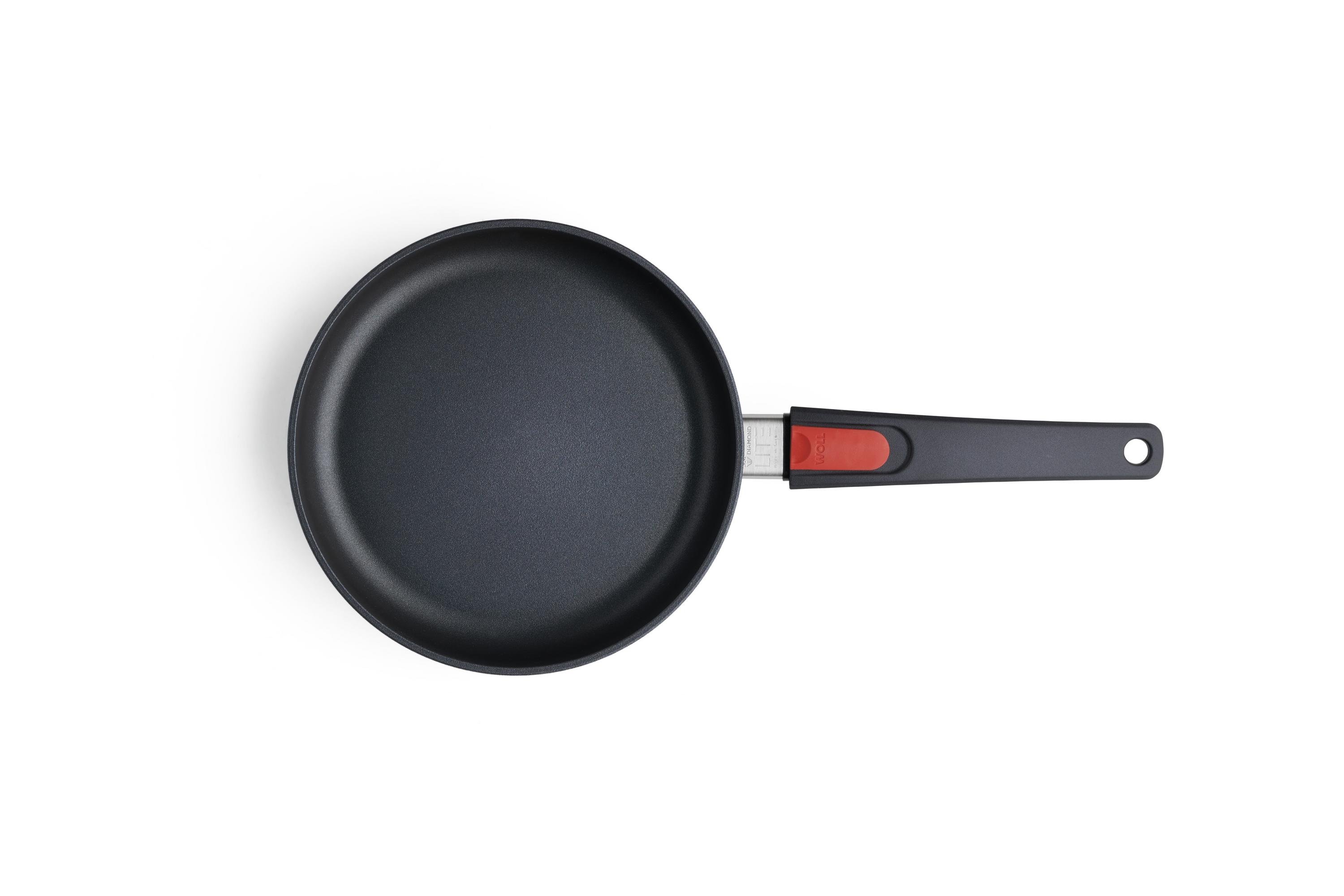 Diamond Lite Gusspfanne Draufsicht | Stiel - Abnehmbar | 22cm | Ceran, Gas, Elektro, Halogen
