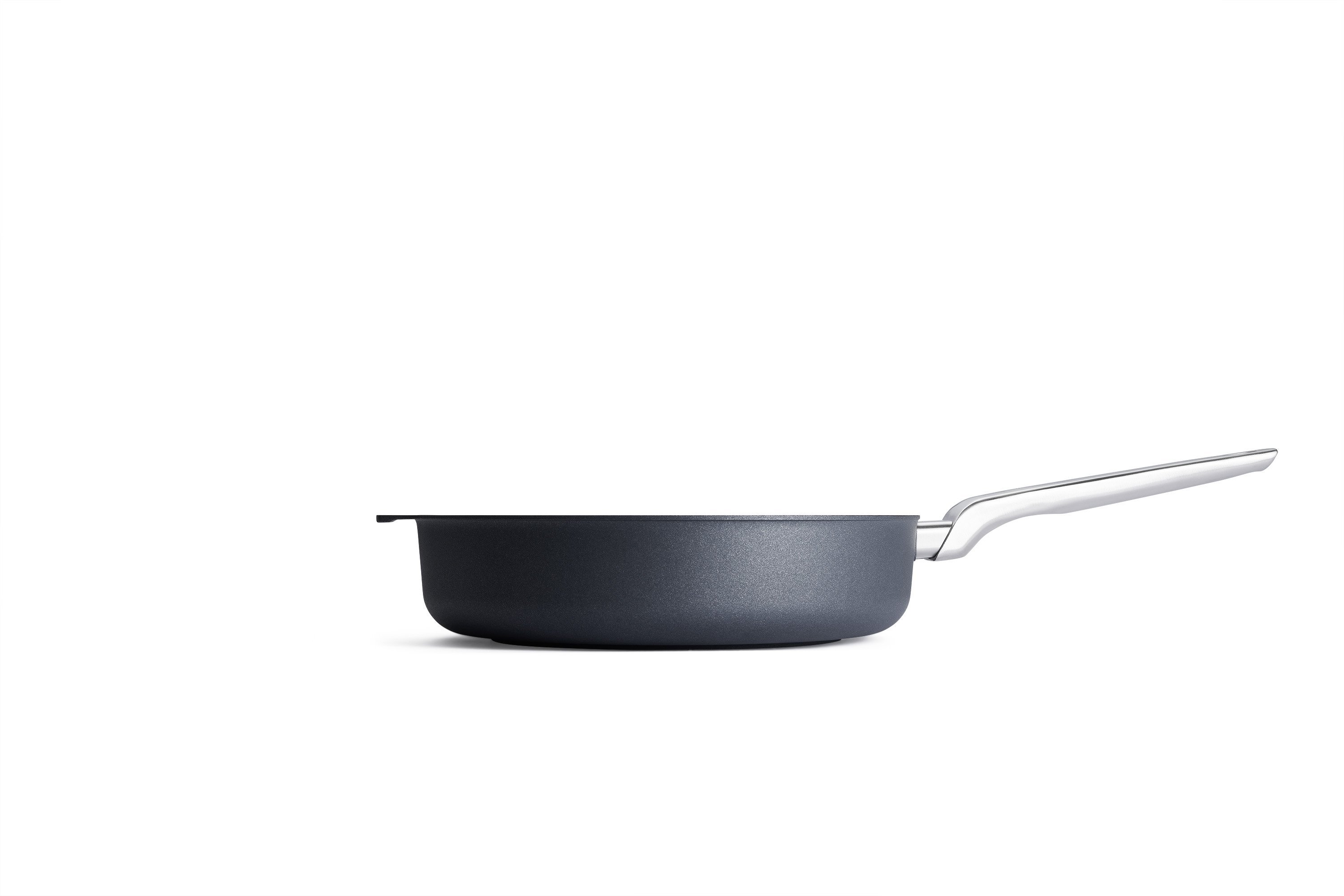 2728DLPI_Profil Diamond Lite Pro Guss-Hochrandpfanne Seitenansicht | Alle Herdarten inkl. Induktion | 28cm