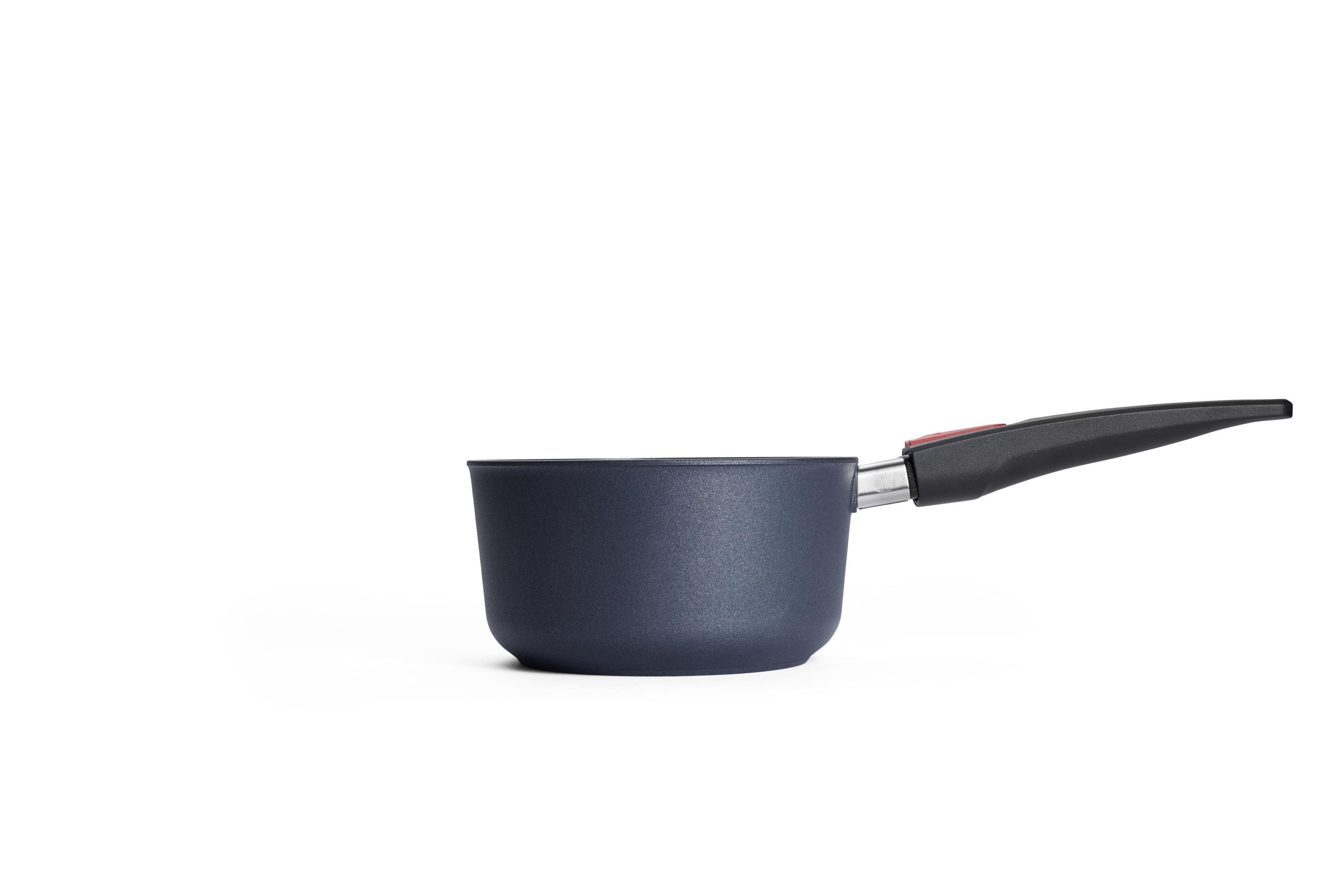 Diamond Lite Guss-Stieltopf Seitenansicht | Stiel - Abnehmbar | 18cm | Ceran, Gas, Elektro, Halogen