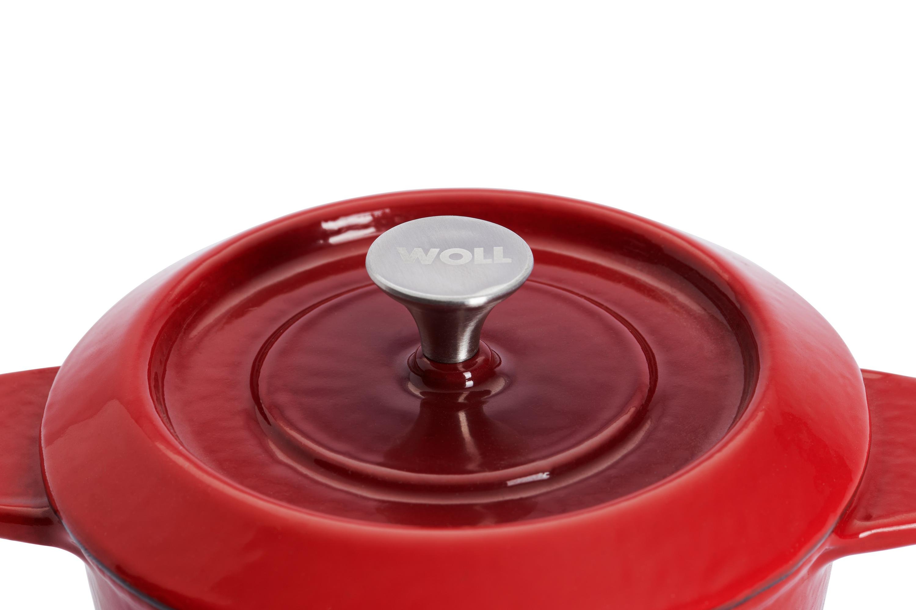 Iron Guss-Kasserolle, 24 x 24 cm, und 2 Guss-Mini-Kasserollen Detailansicht