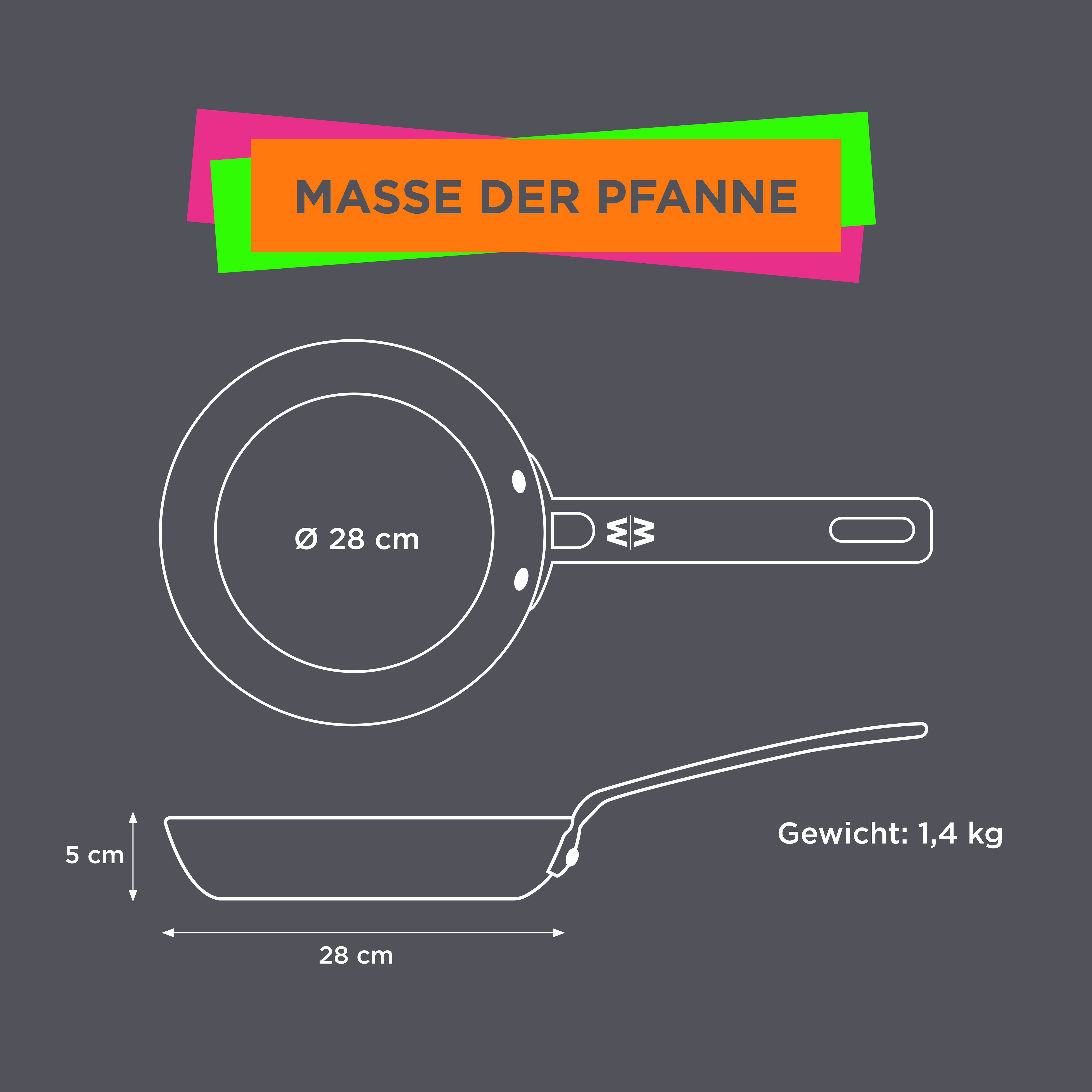 MÄLZERxWOLL Guss-Flachpfanne