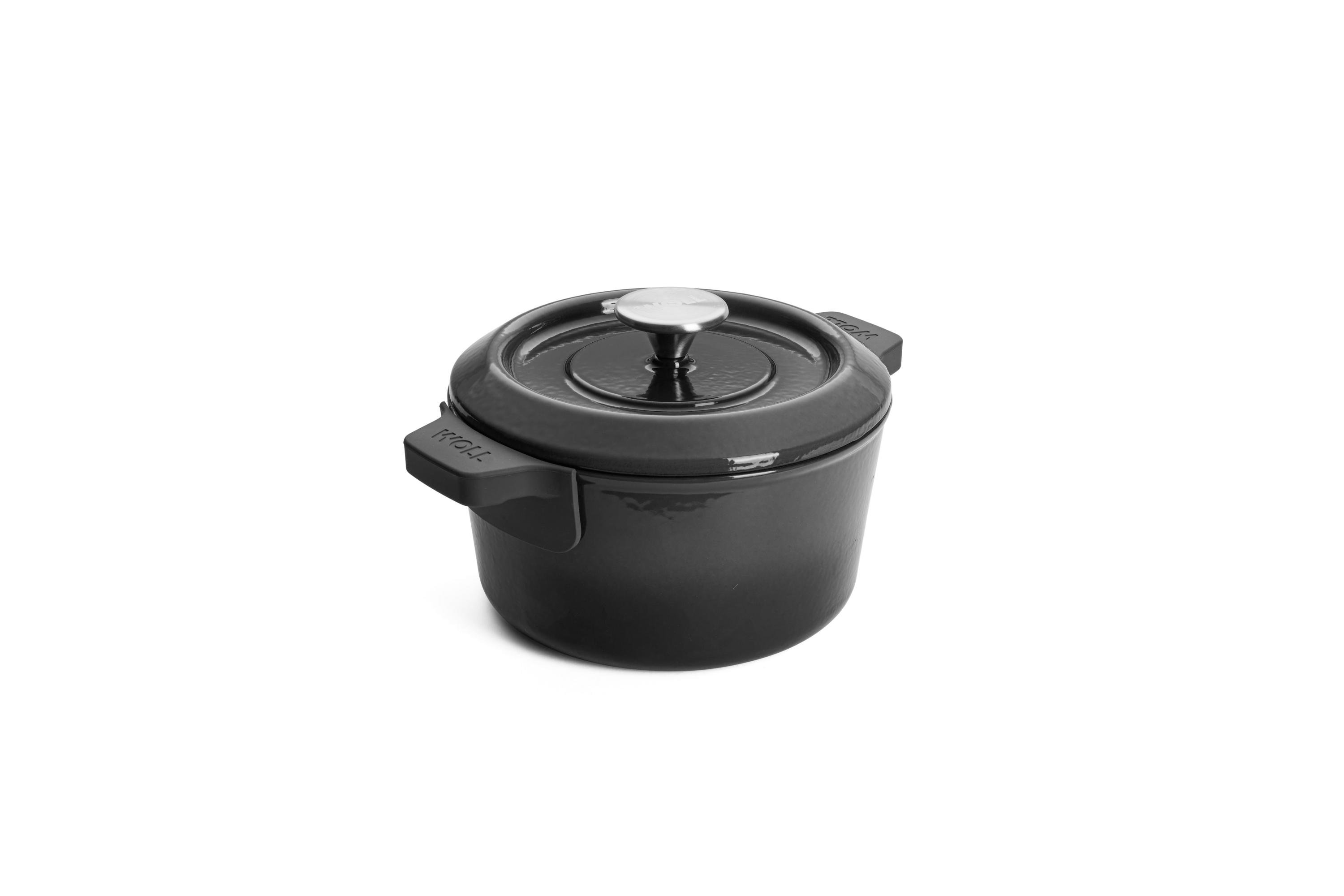Iron Gusstopf mit Deckel | Carbon Grey | 20cm | Alle Herdarten inkl. Induktion