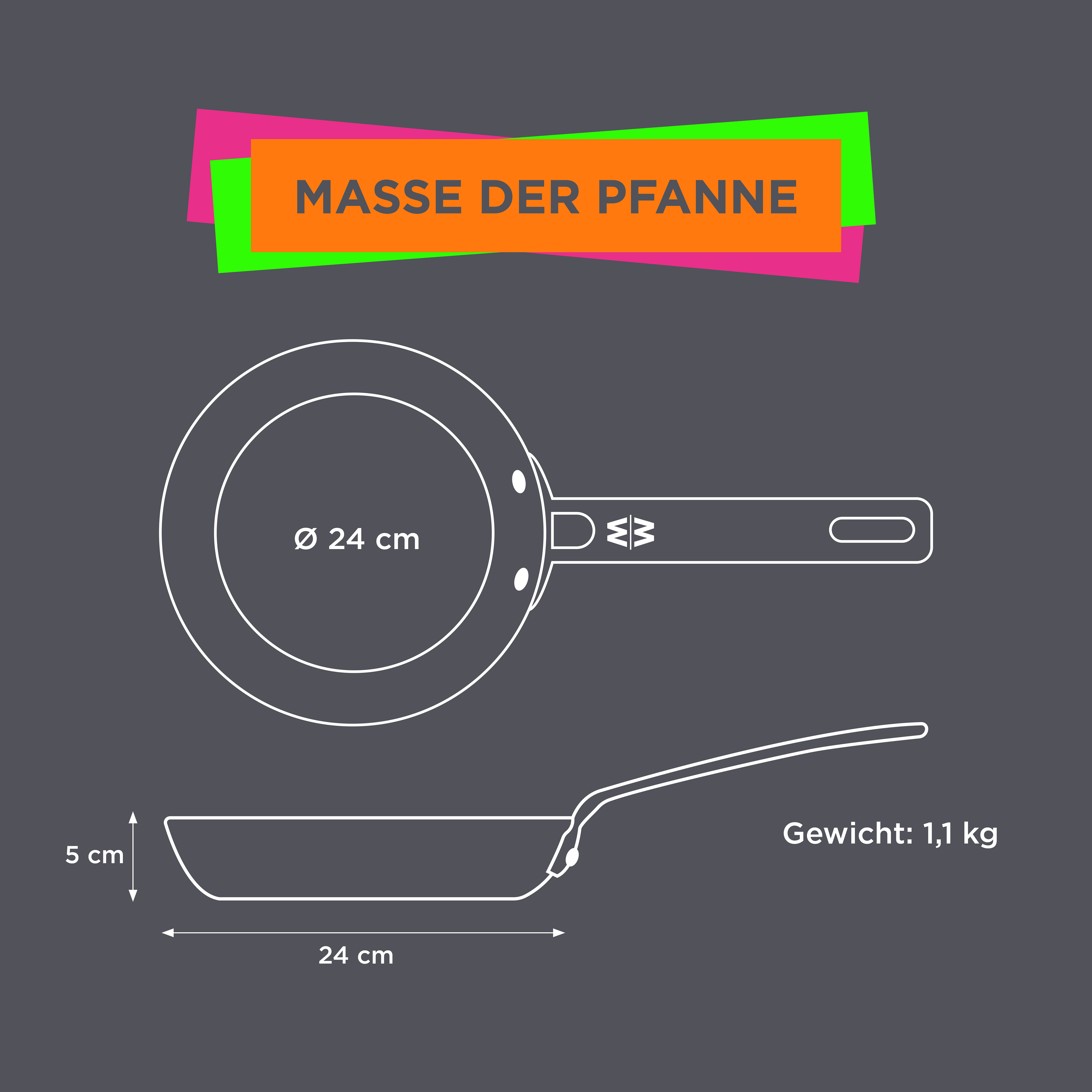 MÄLZERxWOLL Guss-Flachpfanne