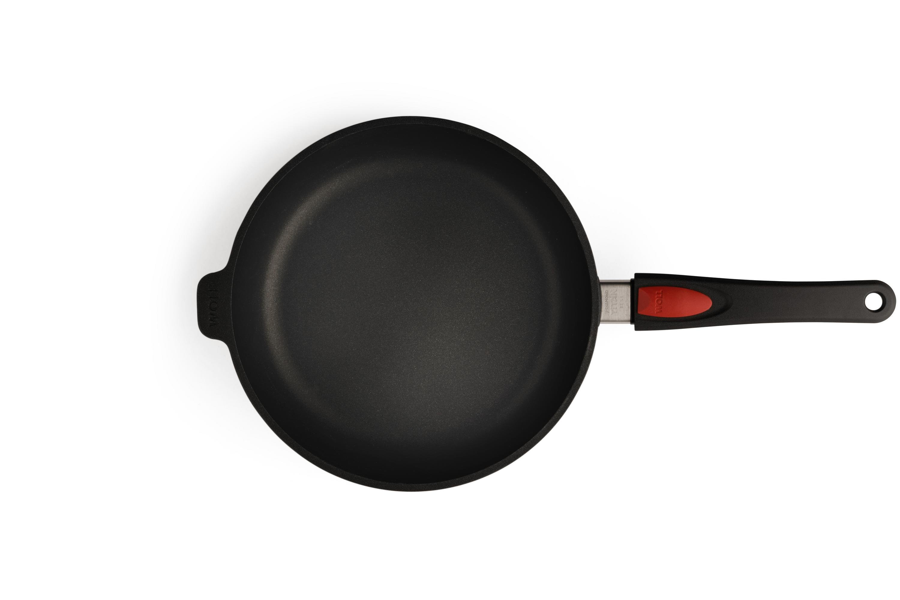 Titan Best Guss-Hochrandpfanne Titan Best Guss-Hochrandpfanne Draufsicht | Stiel - Abnehmbar | Ceran, Gas, Elektro, Halogen | 26cm