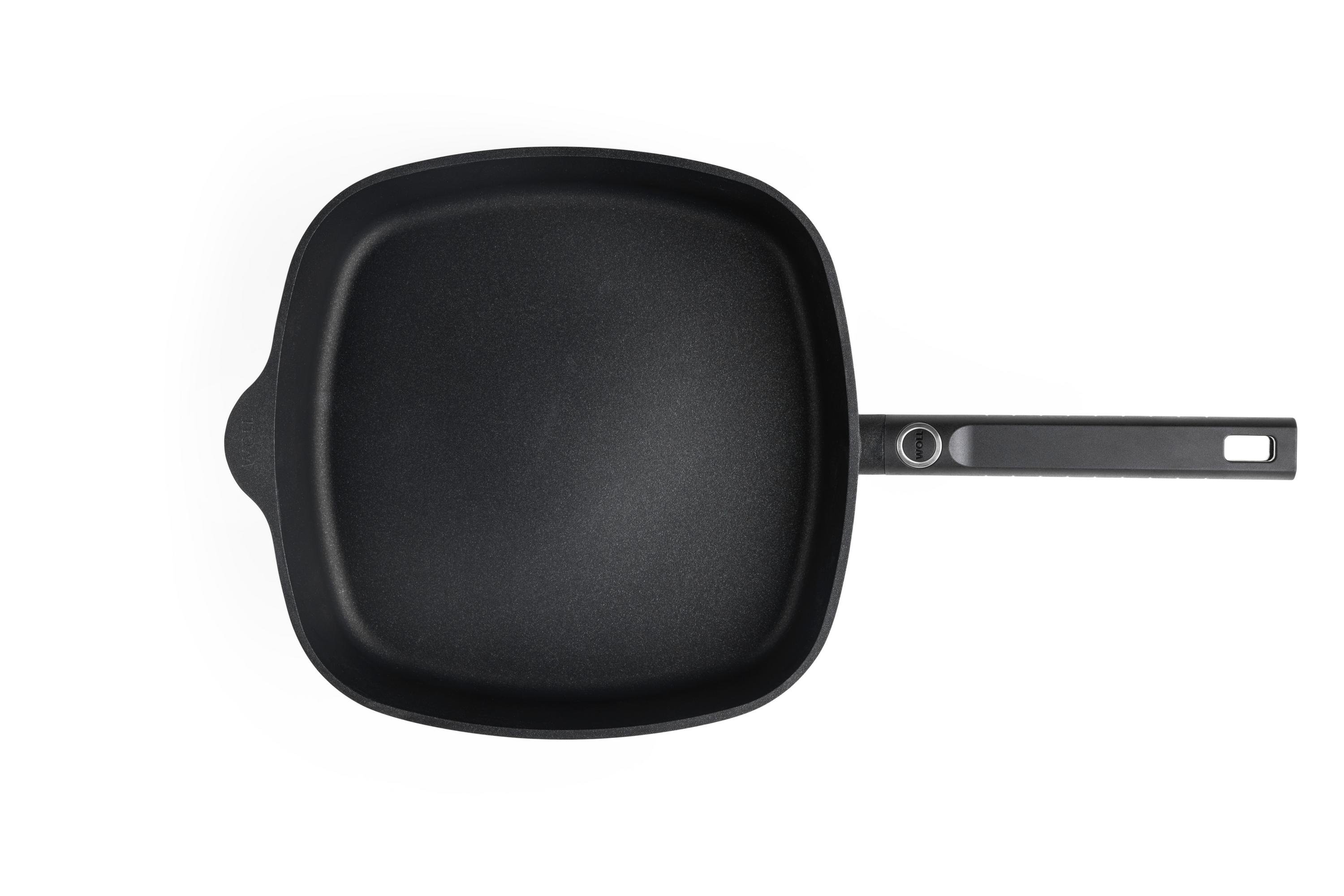 Logic XR Guss-Viereckpfanne Draufsicht | Stiel - Fest | Alle Herdarten inkl. Induktion | 28x28cm