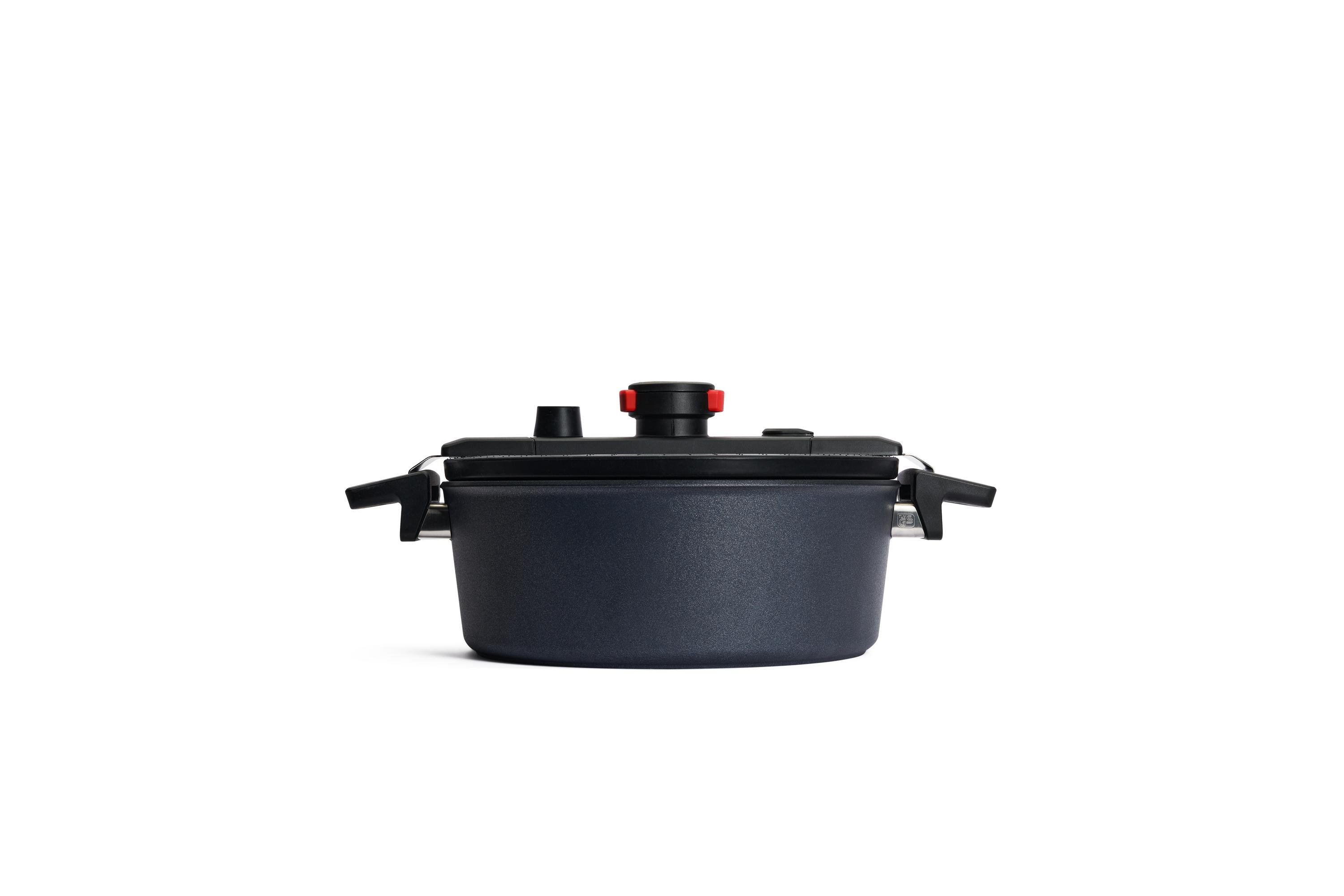 828DAL_828DALI_Lid_Profile Diamond Active Lite Guss-Kasserolle Seitenansicht | Alle Herdarten inkl. Induktion | 28cm