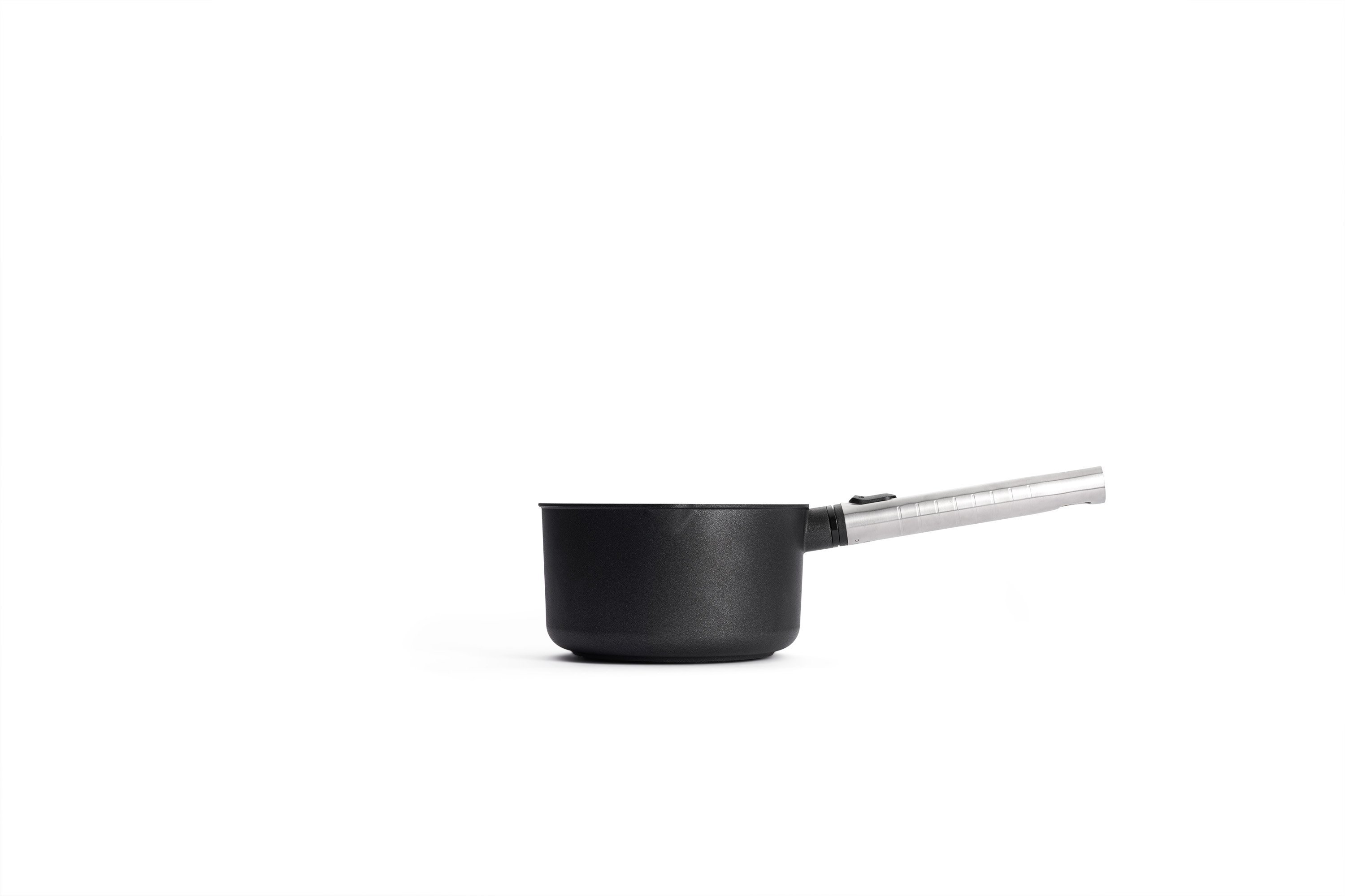 1118PLCI_Profile Logic XR Guss-Stieltopf Seitenansicht | Edelstahl - Abnehmbar | Alle Herdarten inkl. Induktion | 18cm