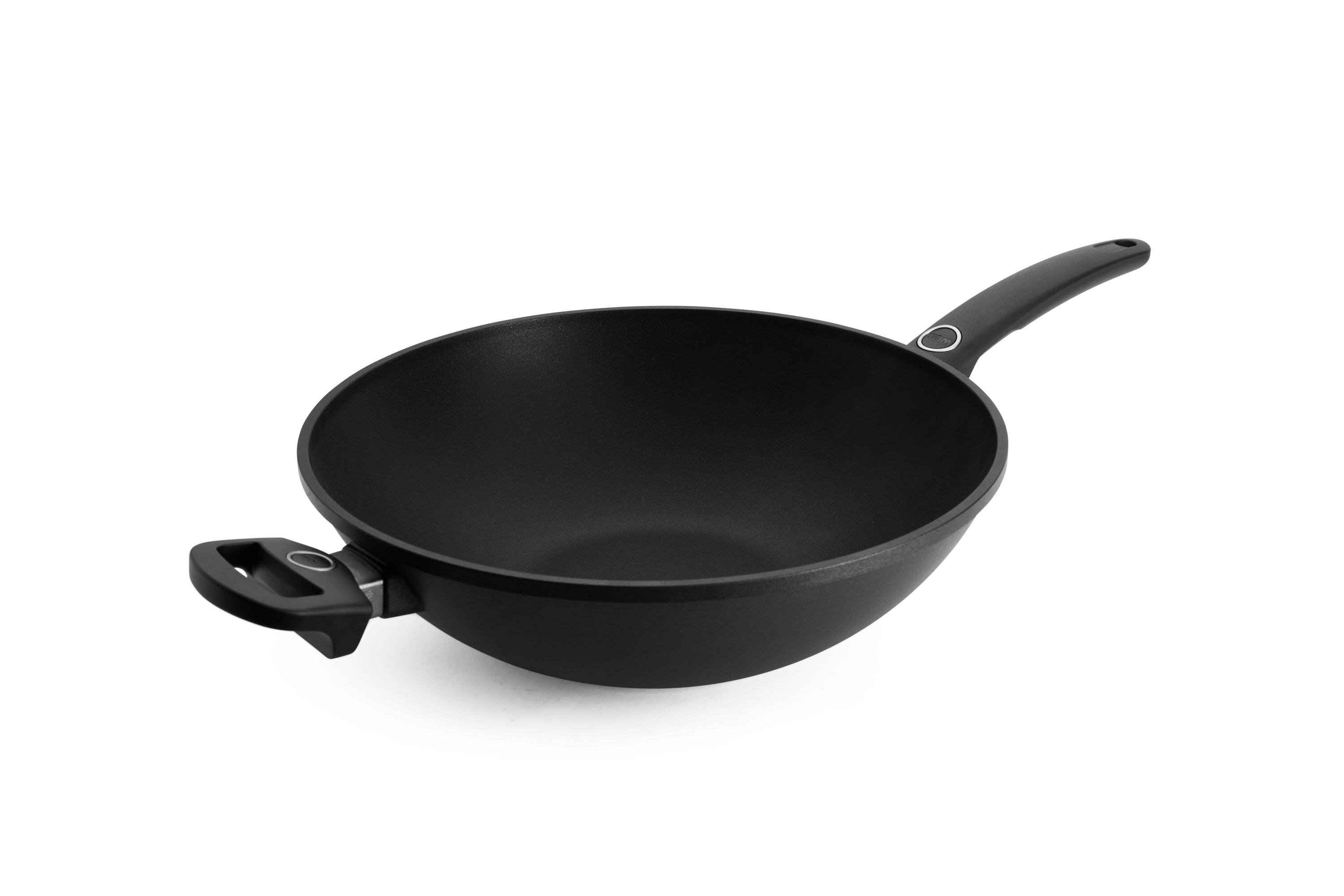 Titan Best Guss-Wok- und Rührpfanne | Ceran, Gas, Elektro, Halogen | 32cm