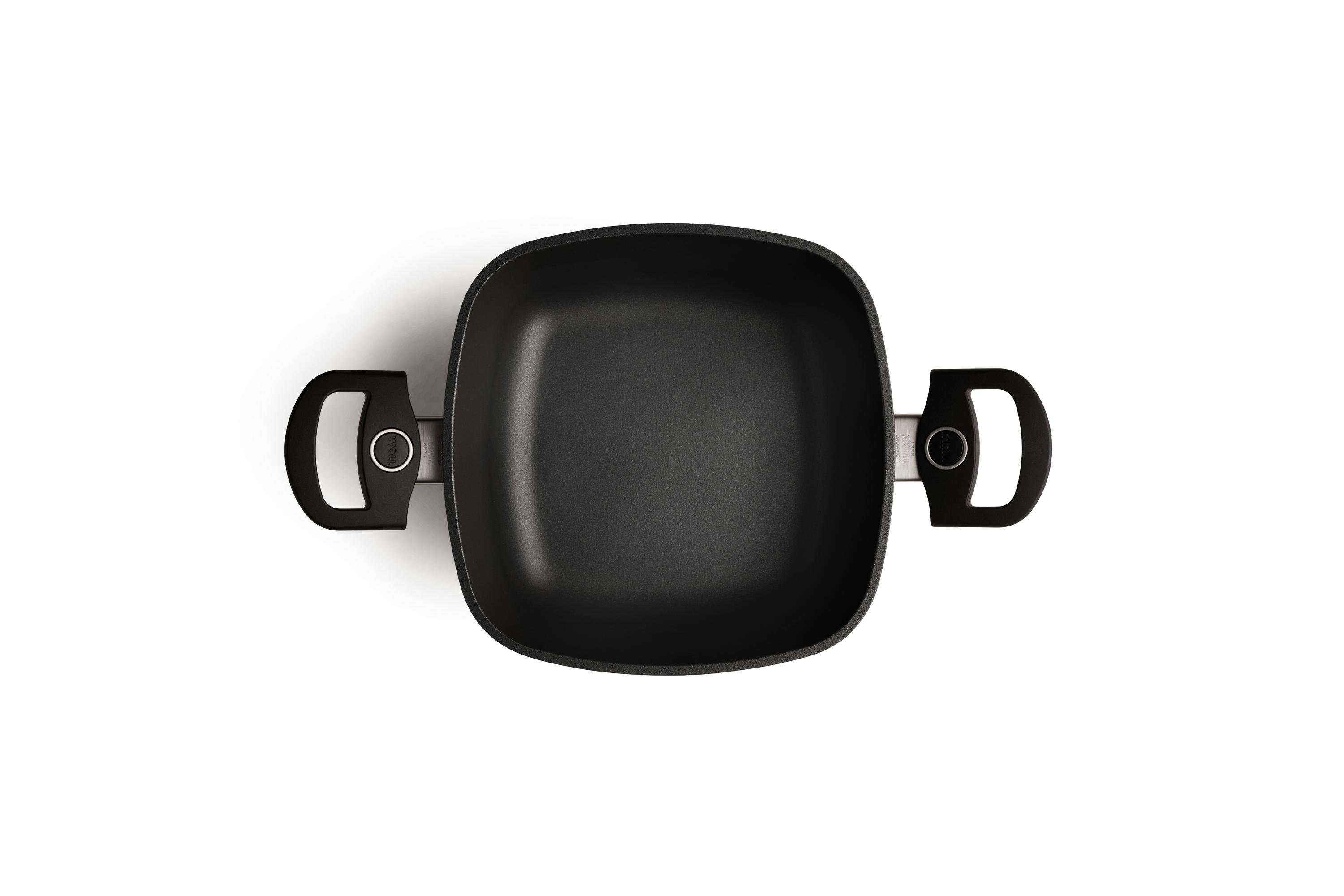 Titan Best Guss-Kasserolle, viereckig Titan Best Guss-Kasserolle, viereckig Draufsicht | Ceran, Gas, Elektro, Halogen | 20x20cm