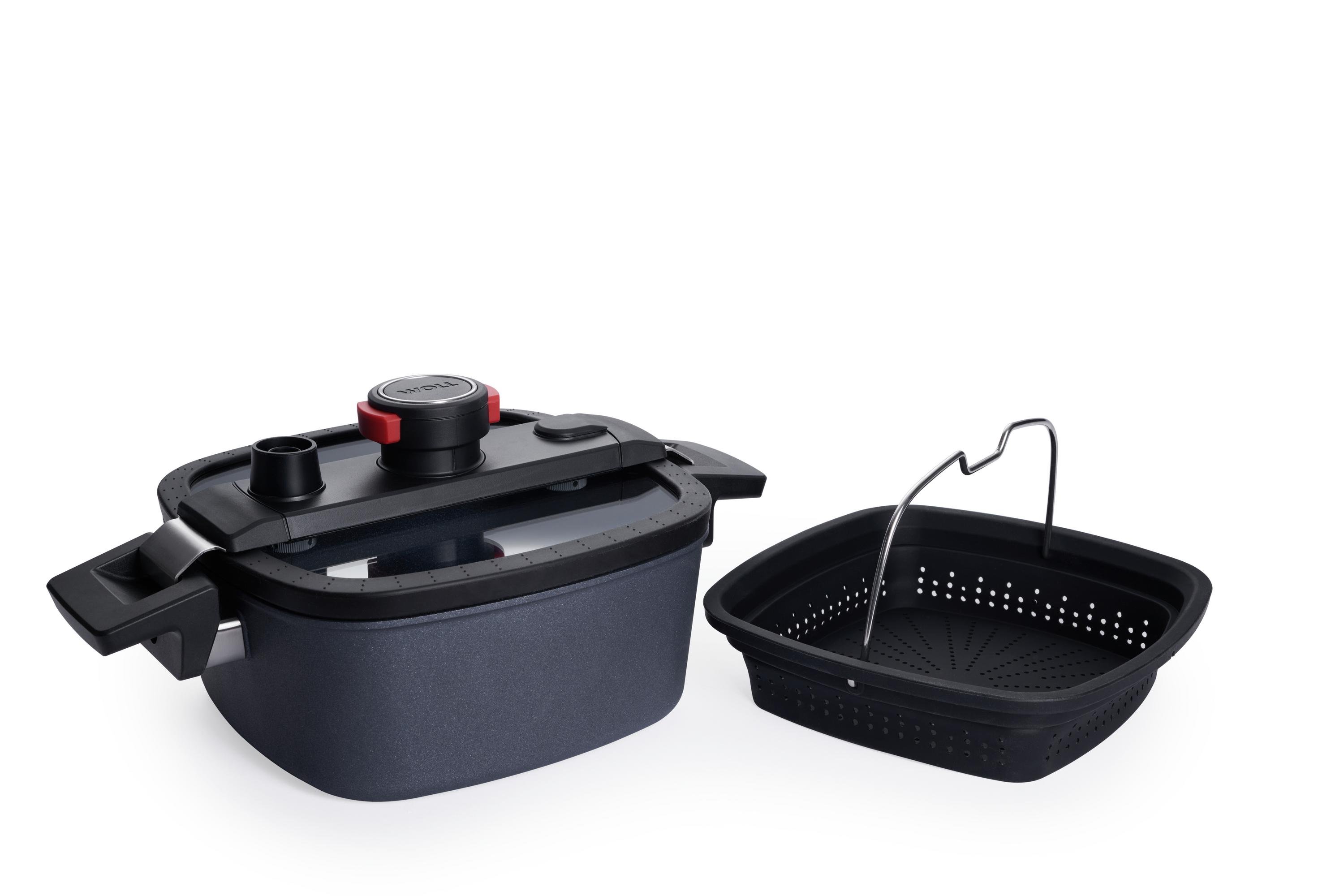 Diamond Active Lite Guss-Kasserolle mit Siebeinsatz, viereckig