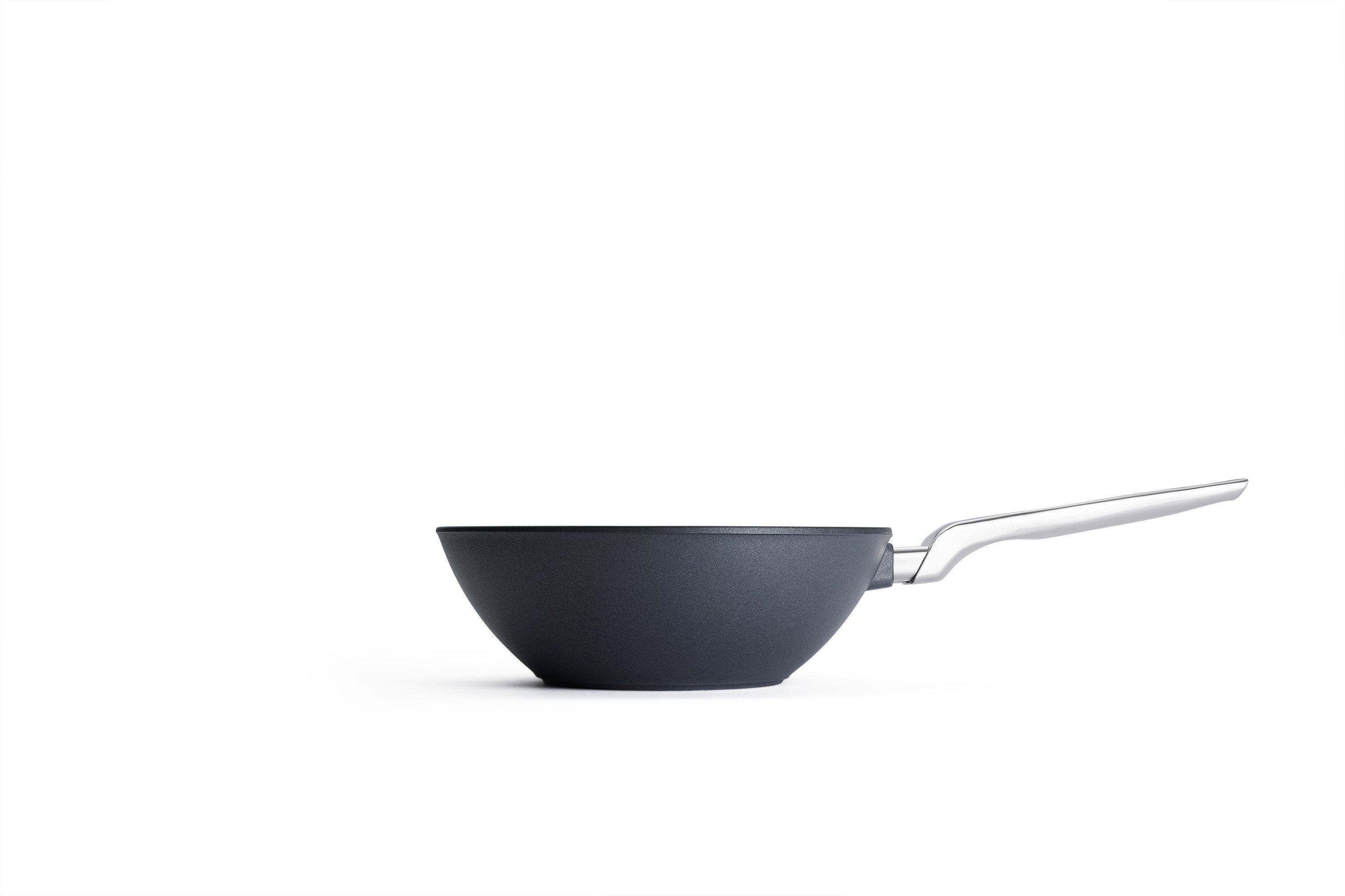 21026DLPI_Profil Diamond Lite Pro Guss-Wok- und Rührpfanne Seitenansicht | Alle Herdarten inkl. Induktion | 26cm