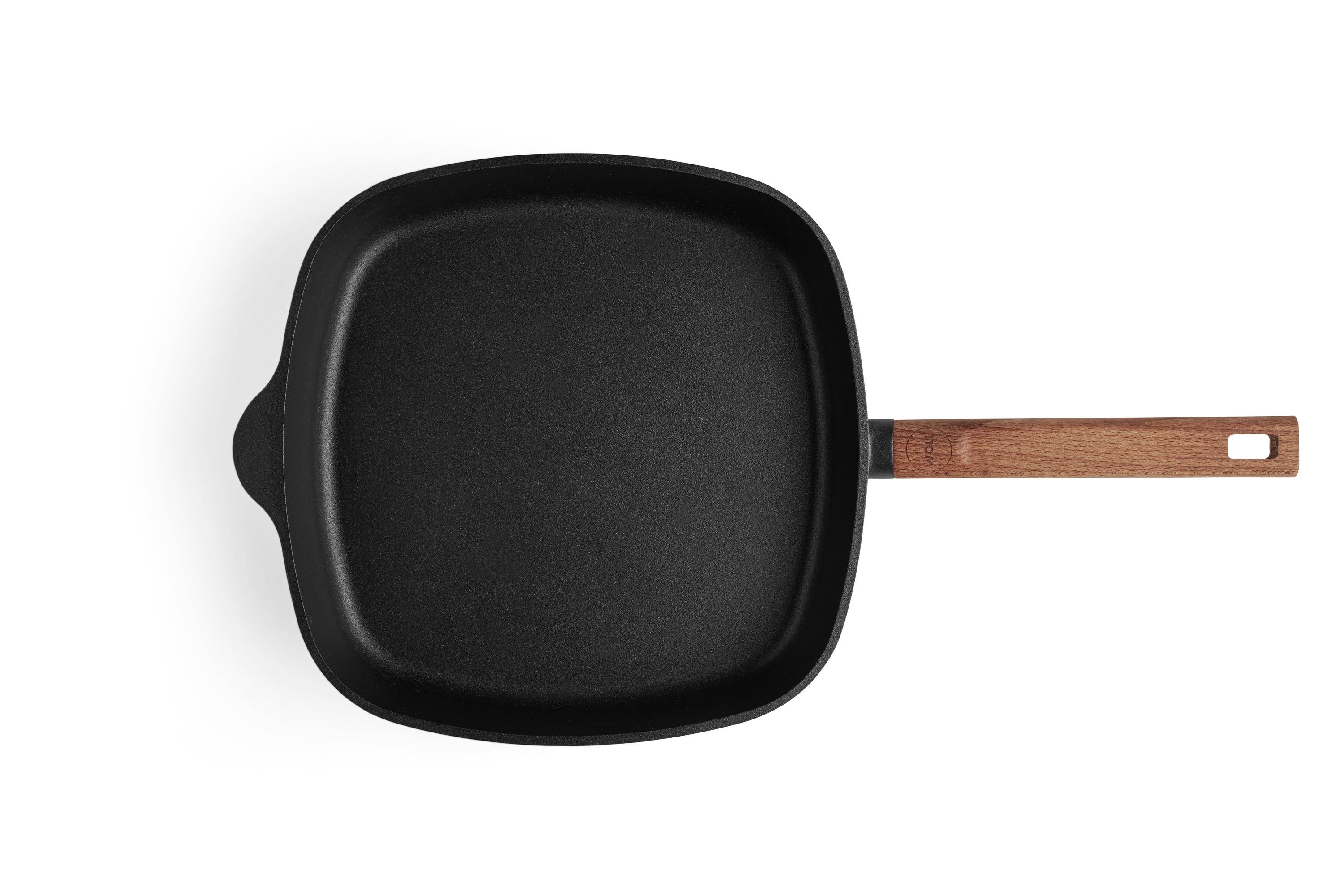 Eco Logic QXR Viereckpfanne mit Deckel, 2-tlg., 28 x 28 cm Draufsicht | Holz - Fest