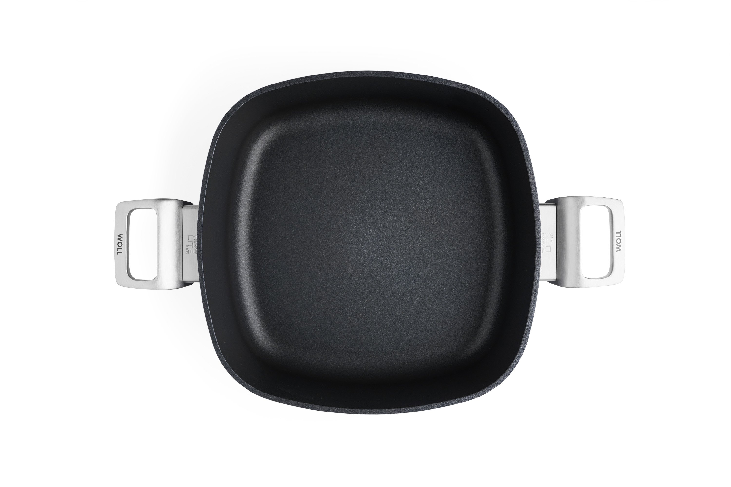 Diamond Lite Pro Guss-Kasserolle, viereckig Draufsicht | Alle Herdarten inkl. Induktion | 28x28cm