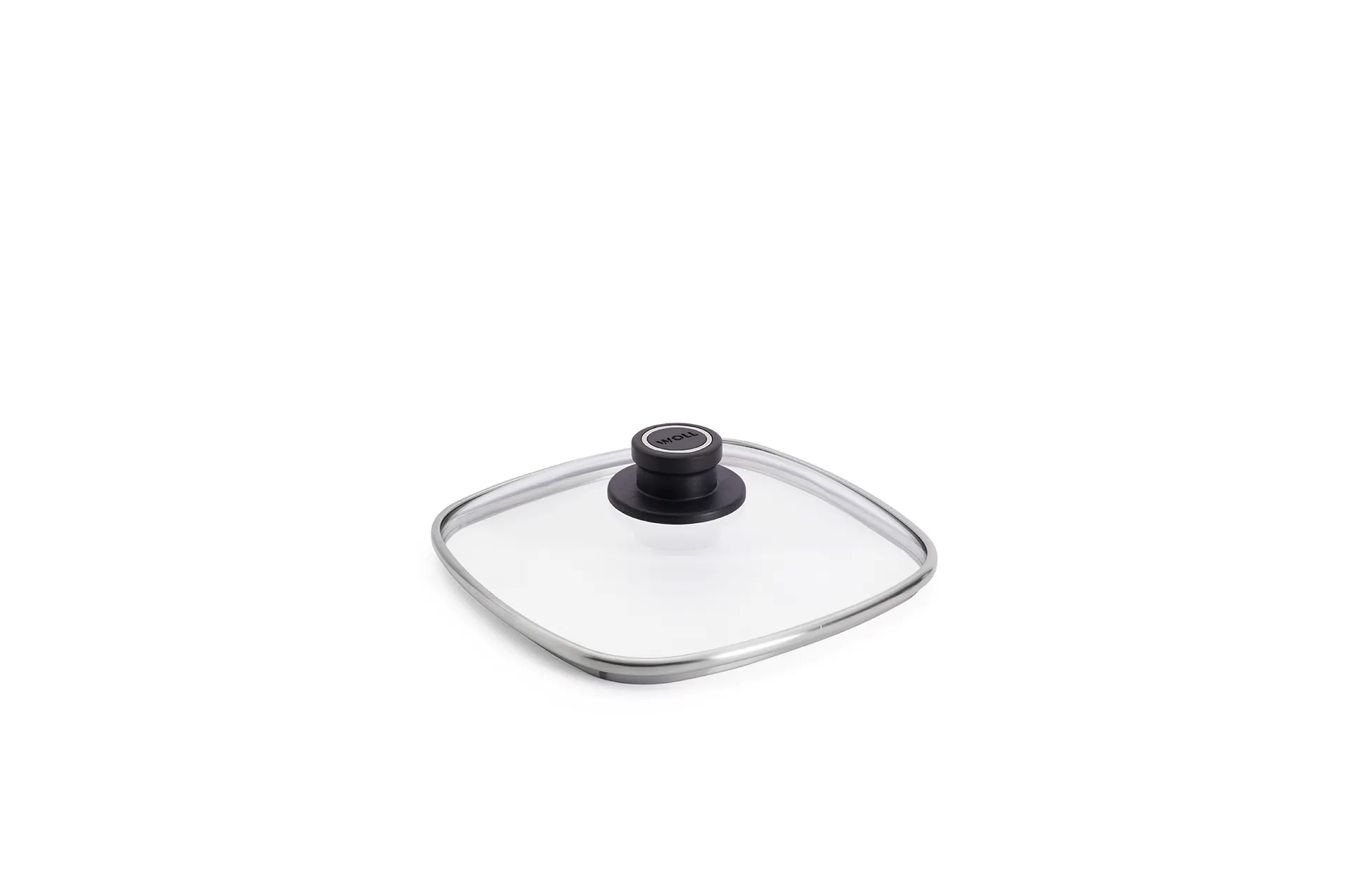 S222TB Titan Best Sicherheitsglasdeckel, 22 x 22 cm, 3-Seiten-Ansicht